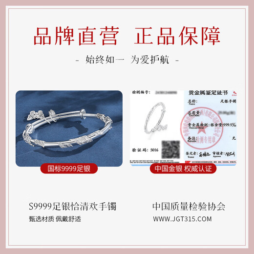 Nur (Winy) Silberarmband für Frauen Feste Pure Foot Silber 9999 Armband Mode Silberschmuck Armband für das einfache Kreis -Geburtstagsgeschenk der Mutter