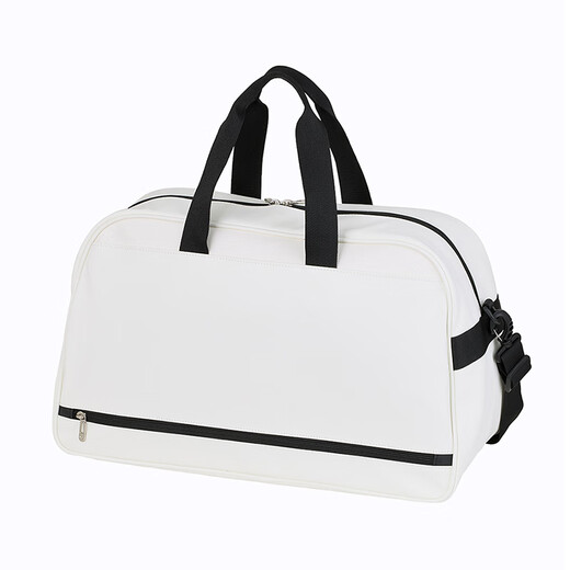 Taylormade Taylormade Golf Clothing Bag Men's Leather Storage Clothing Shoulder Bag Sports Handbag 25 Years New Style White M13557