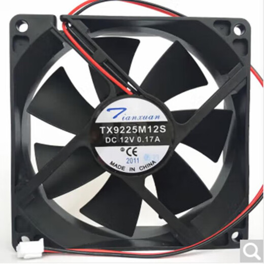 天旋饮水机排热TX9225M12S散台式立式制冷机12伏电源散热风扇 12V 0.20A