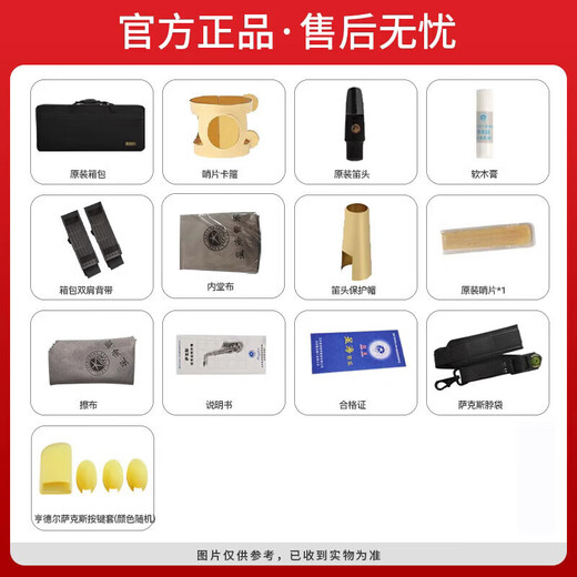 星海萨克斯 降E调中音萨克斯 成人初学者演奏学生考级大咖推荐管乐器 中音E-421