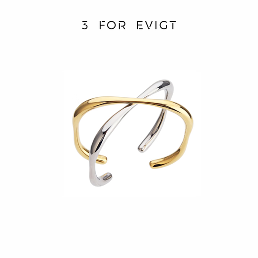 Muqian plated 18K gold star pool series bracelet new Nordic simple style versatile to show your temperament steel color (total weight about 19.19g)