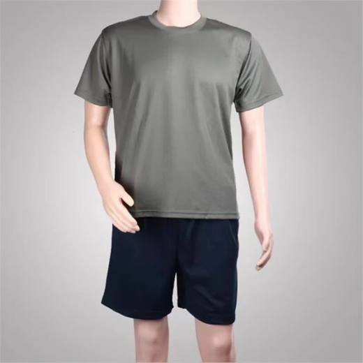 Jihua 3565 summer physical fitness clothing military fans physical fitness short-sleeved quick-drying round neck training short-sleeved physical fitness clothing short-sleeved suit physical fitness clothing single pants 175/88