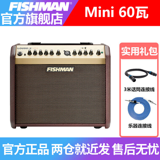 FISHMAN Fisherman Singing Speaker Loudbox Acoustic Guitar Outdoor Singing Roadshow Electric Blowpipe Live Acoustic Instrument Speaker 60w (mini) Official Standard