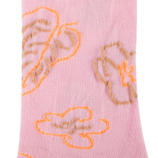 Jnby von Jnby Jiangnan Stoff Kinderkleidung Hochrohr Socken Pflanzenmuster modische und modische lässige Herbst- und Wintermädchen und Kinder 6o8n12820 673/Grey Pulver Serie 5-7 Jahre alt
