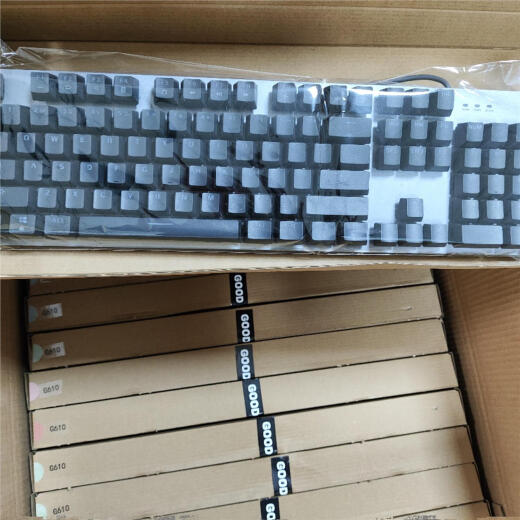 Logitech (g) Echtes Logitech Second-Hand K845 Mechanischer Tastatur Kabelgebundene E-Sportspiele USB-Schnittstelle Computer Spezial Schwarz und grau Original Nicht-neu
