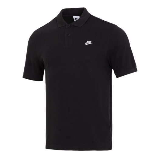 耐克（NIKE）运动套装男 2025夏季新款时尚高尔夫polo透气短袖t恤休闲针织短裤 FN3895-010+DX0767-010 S
