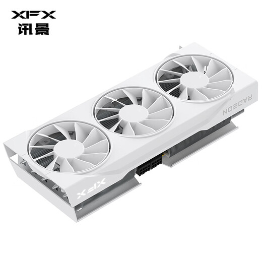 XFX AMD RADEON RX 9070 Snow Wolf 16GB White New E-Sports Game Design Intelligent Learning Desktop Computer Independent Graphics Card