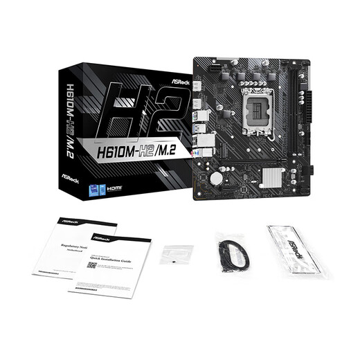 ASROCK (ASROCK) H610M-Serie Motherboard mit Intel Intel CPU Board U Set Core Board U Set empfohlene Konfiguration für Office-Online-Kurse ASROCK H610M-H2/M.2 D4 I3 12100F Loose Chip