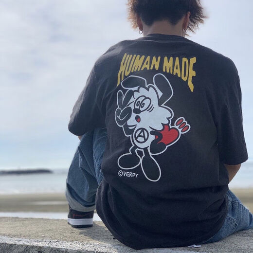 Fadenjue fo.g lettre anime canard imprimer décontracté t-shirt à manches courtes hommes et femmes caricatures amour hot 3882 blanc s
