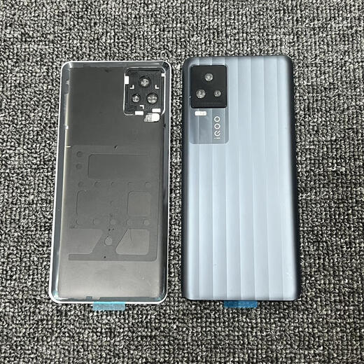 IQOO7 original back cover frosted glass iq7 middle frame frame bracket back cover back shell 7 back cover glass shell iQOO7 original film back cover white label single piece