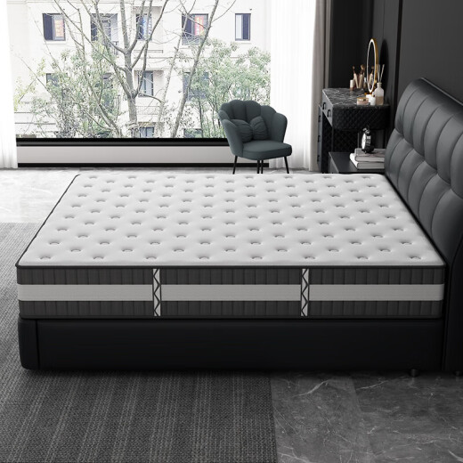 Bobian Di Simmon Látex Matchel de resorte Protección de la cintura Protección de la cresta de la cresta doble almohadilla dura de coco dura 22-30 cm colchón de pegamento cero estilo marrón de coco [más protección de la cintura dura] Espesor de aproximadamente 24 cm entero 1350 mm*2000 mm*2000 mm*