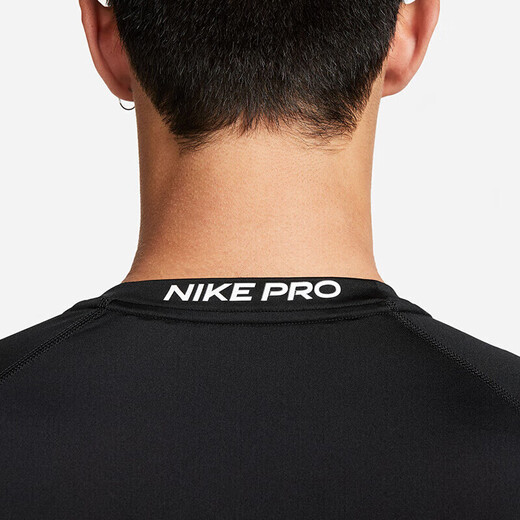 耐克(NIKE)男长袖T恤 速干透气 运动休闲 紧身衣FB7920-010 黑色XL