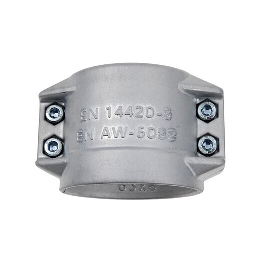 Kezhitu custom clamp EN14420-3/ENAW6082 aluminum vest two-half buckle calava two-piece calava shield machine hoop DN505 hose outer diameter 5962