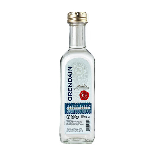 Ou Shuai importiert von Mexiko Tequila Glasflasche Wein Version Ausländischer Weinbasis Weinkontrollgeschäft Wein Mischset OU Shuai Silber Label Wein Begleiter 50 ml 1 Flasche kleine Weinversion Version