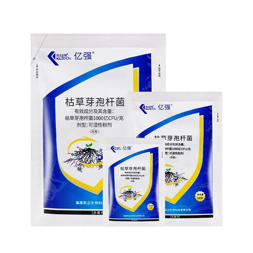 Kaili Biotech 100 billion CFU/g Bacillus subtilis prevention and treatment of cabbage soft rot microbial fungicide 10g