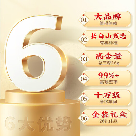 北京同仁堂灵芝孢子粉 破壁灵芝孢子粉 灵芝孢子粉中老年礼品 孢子粉1盒30袋1盒装