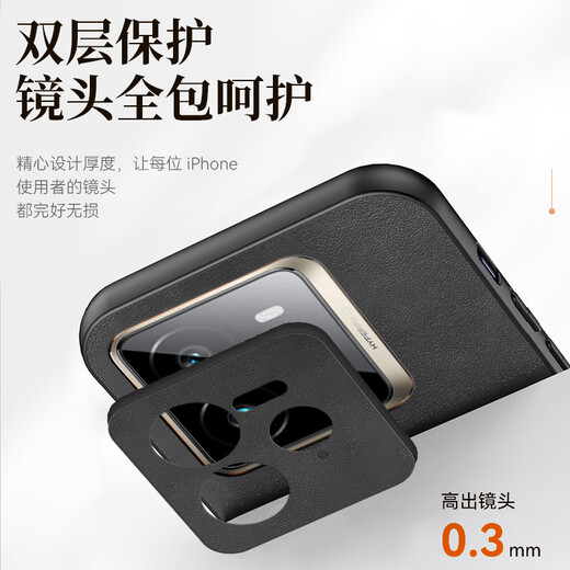 Mlnew Realme GT7Pro lens all-inclusive mobile phone case RMX5010 protective case Realme GT7 racing version lambskin mobile phone case RMX5090 anti-fall protective case 5G anti-slip graphite black with high-definition full-screen curved screen soft film