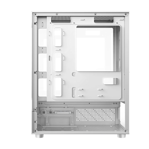 EVESKY 玄武MINI 无立柱海景房机箱 M-ATX主板/270°广角玻璃侧透 240水冷游戏电脑主机箱 支持4090显卡 玄武MINI白色【支持M-ATX主板/240水冷】