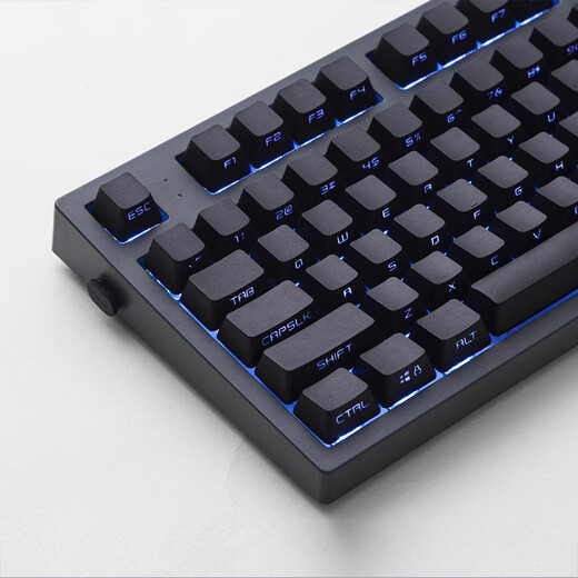Belly spirit mk870 blackberry side engraving mechanical keyboard Bluetooth wired wireless Bluetooth customized computer game silent office [single mode] Obsidian + pure black side engraving keycap KTT tea shaft [Tianjin Oil]