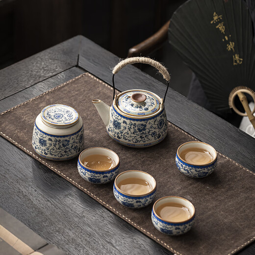 PAKCHOICE Ruyao Kung Fu tea set complete set of business souvenirs for fathers and men high-end Mid-Autumn Festival gifts for leaders and elders
