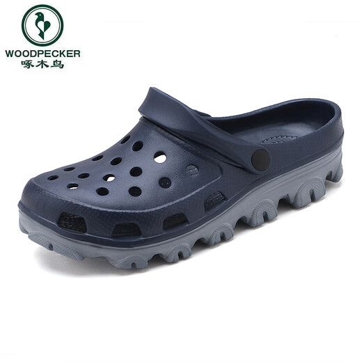 Pecker Chaussures de trous de taille extra taille masculine Sac à orteil masculin antidérapante Ajout de 47 plus grandes pantoufles 48 Sandales 51 S9859 Black 41