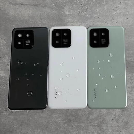 MI Xiaomi MI is suitable for Xiaomi 13 original style glass back cover battery cover 13pro mobile phone rear shell rear screen Xiaomi 13 white