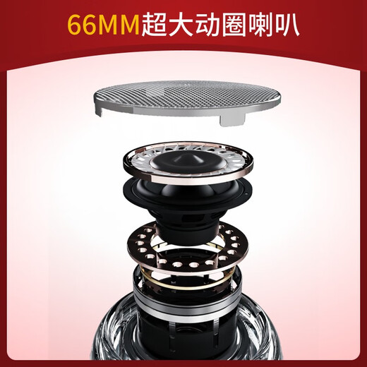 Newmine M18 wireless Bluetooth speaker dual microphone karaoke microphone audio all-in-one home ktv audio set comes with sound card karaoke artifact outdoor mobile phone TV singing karaoke girl fan double wheat Bel Canto smart model + Xiaodu voice assistant