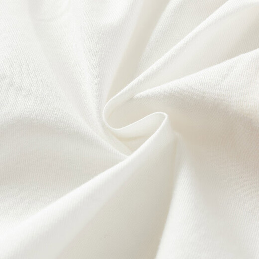 DAVE&BELLA children's clothing children's long-sleeved shirt pure cotton children's clothing baby girl bottoming top girl's shirt spring new style off-white ready stock 110 cm (recommended height 100-110cm)