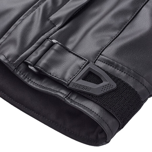 Duhan 2168 Black Motorcycle Riding Suit Men's Four Seasons Universal Motorcycle Leather Suit Anti-fall Warm Racing Suit Rider Suit L