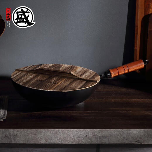 Sanbonsheng wooden pot lid, natural wood lid, carpenter's handmade paulownia wood wok lid, rice lid, wooden solid wood traditional pot lid, paulownia wood pot lid 24cm