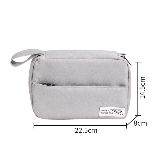 Baicaoyuan Men's Wash Bag Travel Large Capacity Wash Bag Travel Portable Bath Cosmetic Bag Storage Waterproof Bath Bag