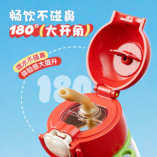 RELEA Children's Water Cup Women's Maternity Straw Cup PPSU High-Looking Plastic Cup Student Cup Birthday Gift