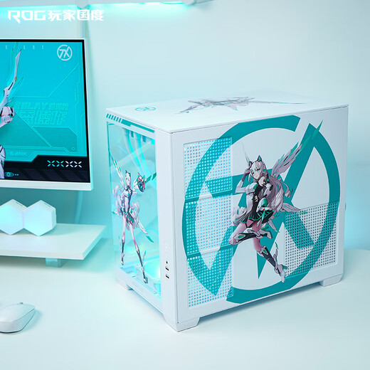 ASUS ROG Family Bucket [24 cuotas sin interés] RTX5080/5090D/5070TI/5060TI Tarjeta gráfica AMD Ryzen 9800x3d Consola Gaming Desktop Computer Máquina entera I7 14700KF+RTX5070 丨 5 Single Host Host