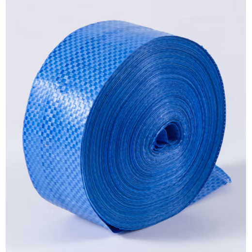 彩色覆膜包装编织带蛇皮缠绕带打包编织布条电线防水捆扎带膜 覆膜蓝色 20cm(1斤)20cm(1斤)