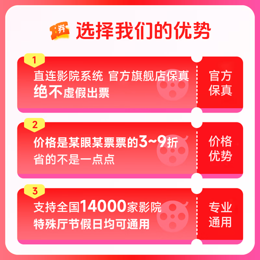 Yingdiandian movie ticket online ticket redemption coupon, no threshold discount, group purchase available nationwide, online seat selection, refundable if not used, 80 yuan, limited to 1 redemption