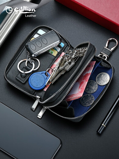 Jinlilai Light Luxury Nouveau produit Clé Clé Sac de grande capacité Men Aigle de carte de boîtier de grande capacité Pack de cartes de voiture à maintien de la taille