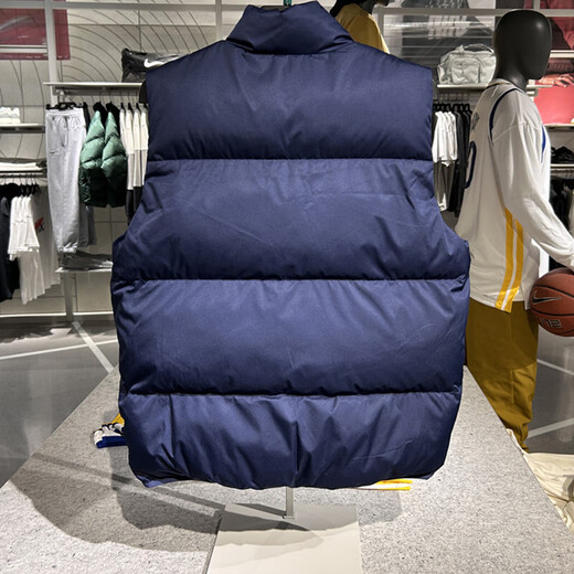 Nike (NIKE) cotton vest men's winter stand collar windproof sportswear warm cotton jacket casual sleeveless vest jacket FB7374-410 L