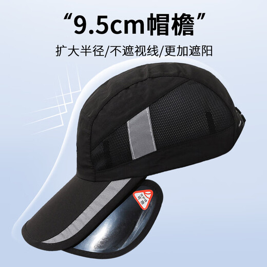 Woodpecker Sun Hat Men's Summer Sun Hat Outdoor Quick-Drying Mesh Breathable Big Hat Fishing Hat Peaked Hat Sun Hat Women Black