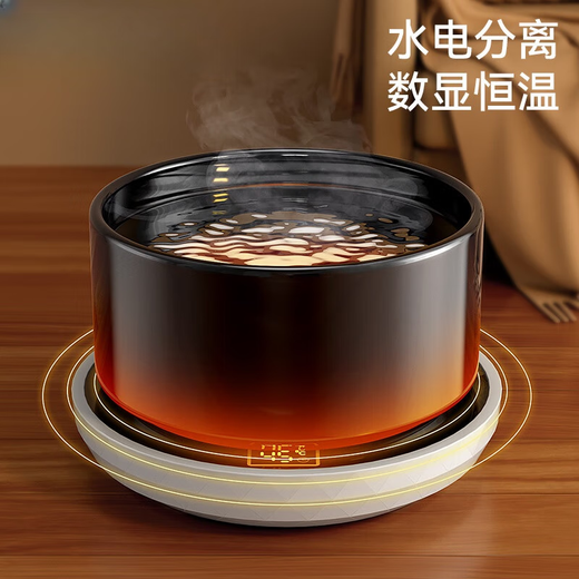 
CLCEY constant temperature cat water dispenser yogurt machine ceramic heating cat bowl pet winter insulation drinking water bowl dog drinking water utensil white 400ml ceramic bowl