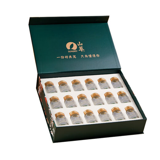 山萃（SUNDRY）中粮即食燕窝35g*18瓶礼盒装送父母长辈高端实用礼品 
