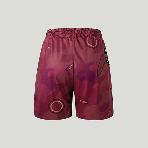 EQLZ Yikuo Basketball Academy knitted elite pants men's basketball shorts five-point pants men campus red S