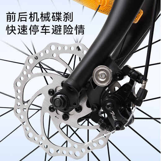 Made in JD.com F8 folding bicycle 7-speed aluminum alloy 20-inch adult student men and women commuting bicycle ceramic black
