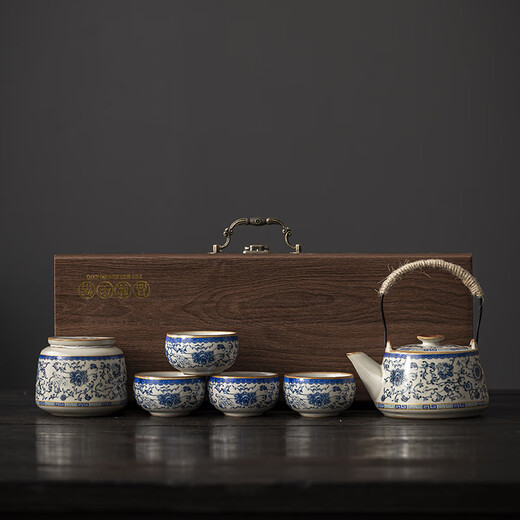 PAKCHOICE Ruyao Kung Fu tea set complete set of business souvenirs for fathers and men high-end Mid-Autumn Festival gifts for leaders and elders