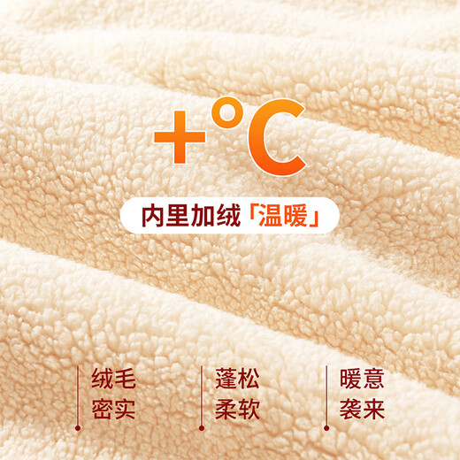 雪中飞加绒卫衣女外套2025秋冬季本命年羊羔绒加厚开衫红色拜年服 藏青色15696F XXS 155/80A