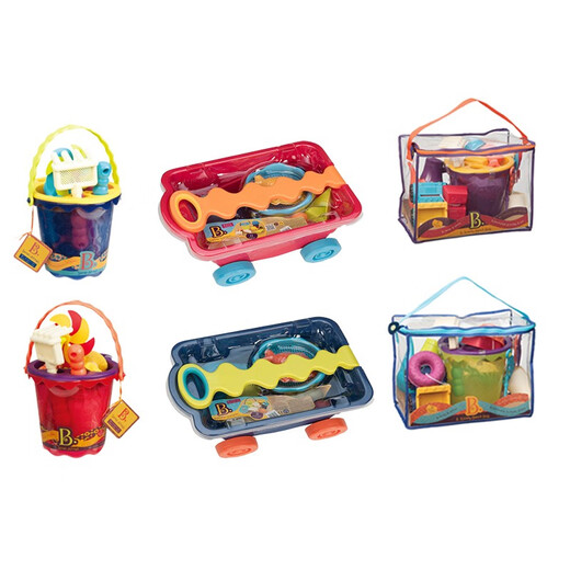 Galle (B.) Gallenspielzeug Baby Mini Spiele Sandeimer spielt Water Beach Sand Truck Spielzeugschaufel Windmühle Set großer Sand Truck Blue BX1429