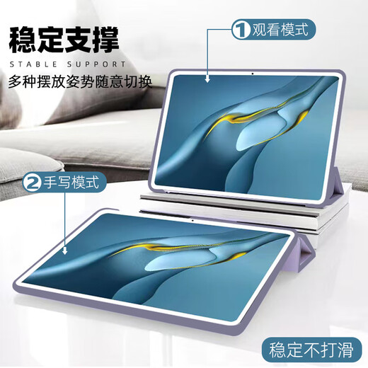
Budi old iPad 4 protective case tablet 2 computer 3 protective case A1395 suitable for Apple A1458 silicone tri-fold 1416i old pad 2 generation package 1396 full package 1460 anti-fall 14 White Binglan [No gift] iPad 2/3/4 (9.7 inches)