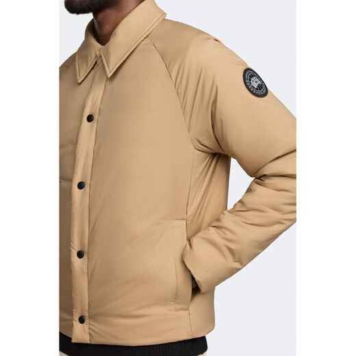 加拿大鹅（Canada Goose）Lodge 男士黑标教练式羽绒夹克大鹅羽绒服 2755MB 1483 沙漠色 M