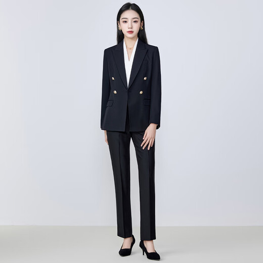 Troman professional suit suit for women, formal wear for college students, interview staff work clothes, casual suit jacket, women's spring and autumn