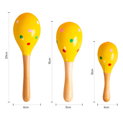 JPHZNB baby sand hammer baby early education music percussion instrument sand ball children rattle grasping pursuit listening training toy pink sand hammer 20cm (1 pair) *2