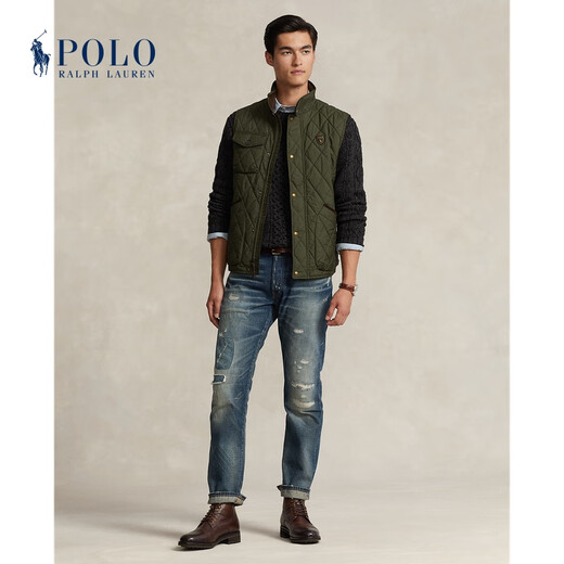 Polo Ralph Lauren Men's Classic Quilted Vest RL15907 301-Green L